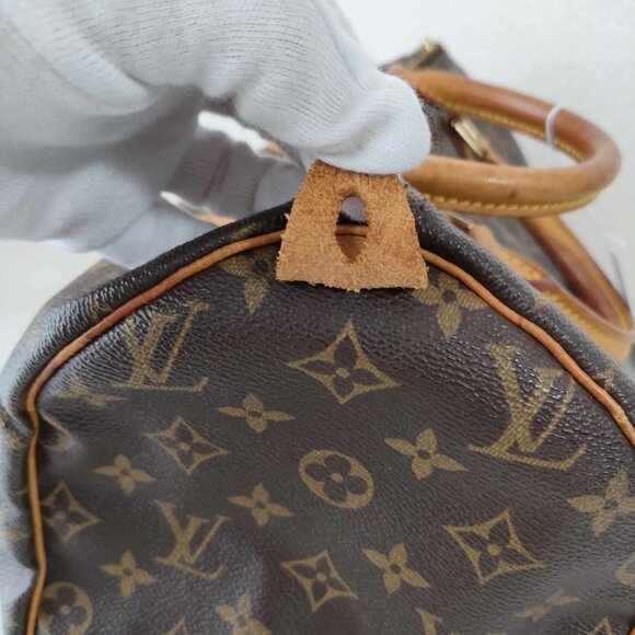 Vintage authentic Louis Vuitton Monogram Speedy 30 Bag - Picture 9 of 16